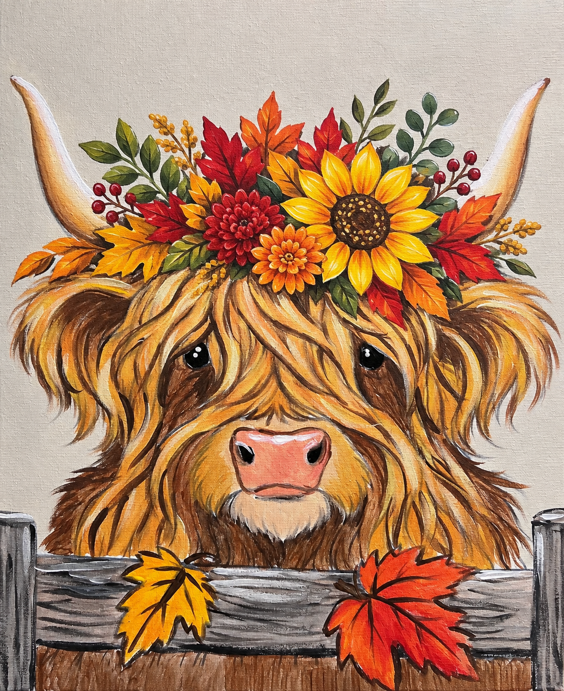 Fall Meets Christmas — Painter’s Choice! — painting option 1