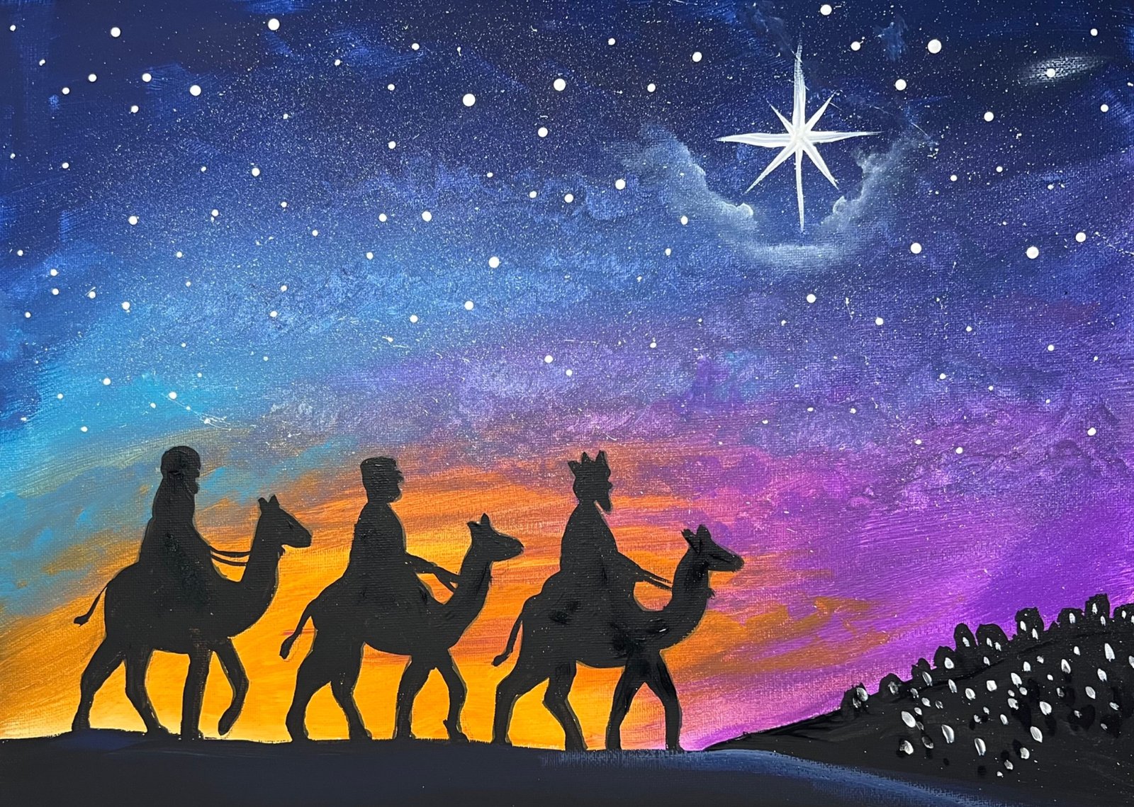 Christmas Magic & Meaning — Painter’s Choice! — painting option 2
